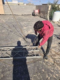 مسيب • تفصيخ أبراج • نصب أبراج