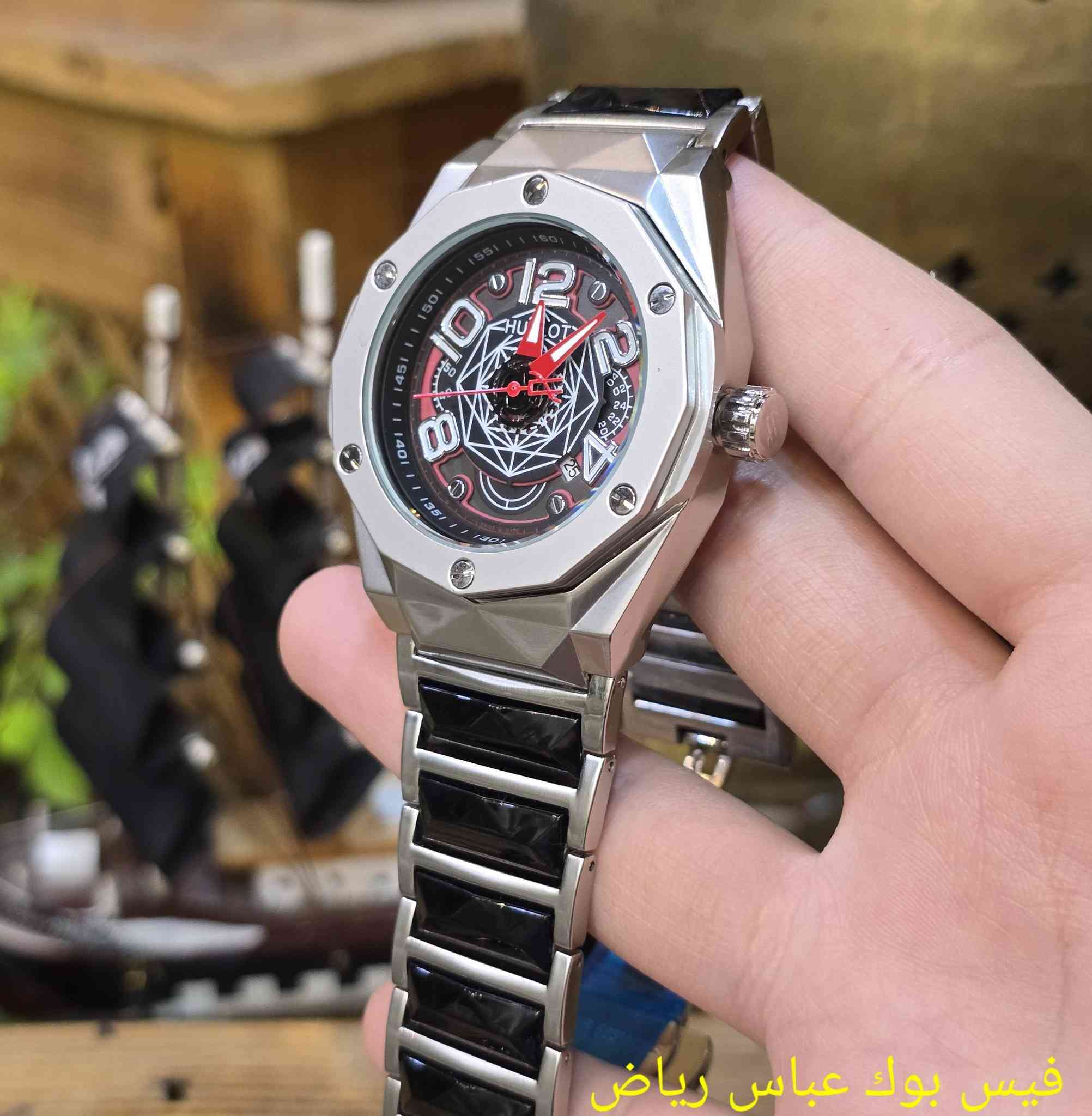 ساعه ماركه.....
ماكنة كوارتز مقاومة للماء وزن ثقيل
 سير تركيب مثل الحجر 
كامل ختومات قفل فراشة (تفاصيل داخل فيديو)
السعر 25 ألف مع التوصيل (سعر ثابت)+ضمان شهر كامل


**إذا كنت صاحب هذا الإعلان وتريد حذفه لأي سبب، رجاءا أرسل رسالة إلى الدعم الفني**