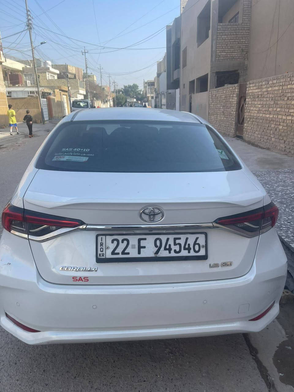 كورلا خليجي (بانزين)فول
وكالة ساز موديل 2024
موصفات فول
مري شفط و اشاير بالمري
حساس امامي
حساس خلفي 
كامرة خلفية 
بصمة 
جامات كهرباء
سلايد روف ( فتحة سقف )
2 انظمة قيادة
تبريد قطعتين الامامي منفصل والخلفي
المرآة الوسطية معتمة
دخول ذكي
داخل سياره لونين

رقم اربيل تحويل ثاني يوم سياره كل صيانه بشركه بدون نقص جديده جدا شادله لايت منضومه زنون
مكاني بغداد 
السعر 188$
للاستفسار
***********
وتساب ***********
