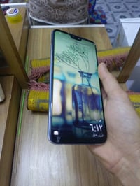 موبايل للبيع هواوي y9 ذاكرة 128  بي فطور بل شاشة مثل ما موضح بل صورة ب...
