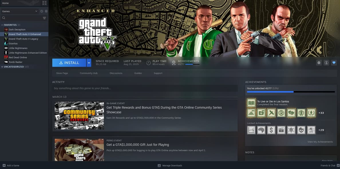 حساب ستيم بي gta 5 وريد ديد الاونلاين فقط واونلاين gta بيه فلوس 50 مليون وسيارات وشقق سعره 20


**إذا كنت صاحب هذا الإعلان وتريد حذفه لأي سبب، رجاءا أرسل رسالة إلى الدعم الفني**