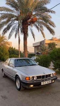 BMW 735  سياره موديل ٩١ بدون صبغ رقم انكليزي الجديد تحويل مباشر  محرك ...