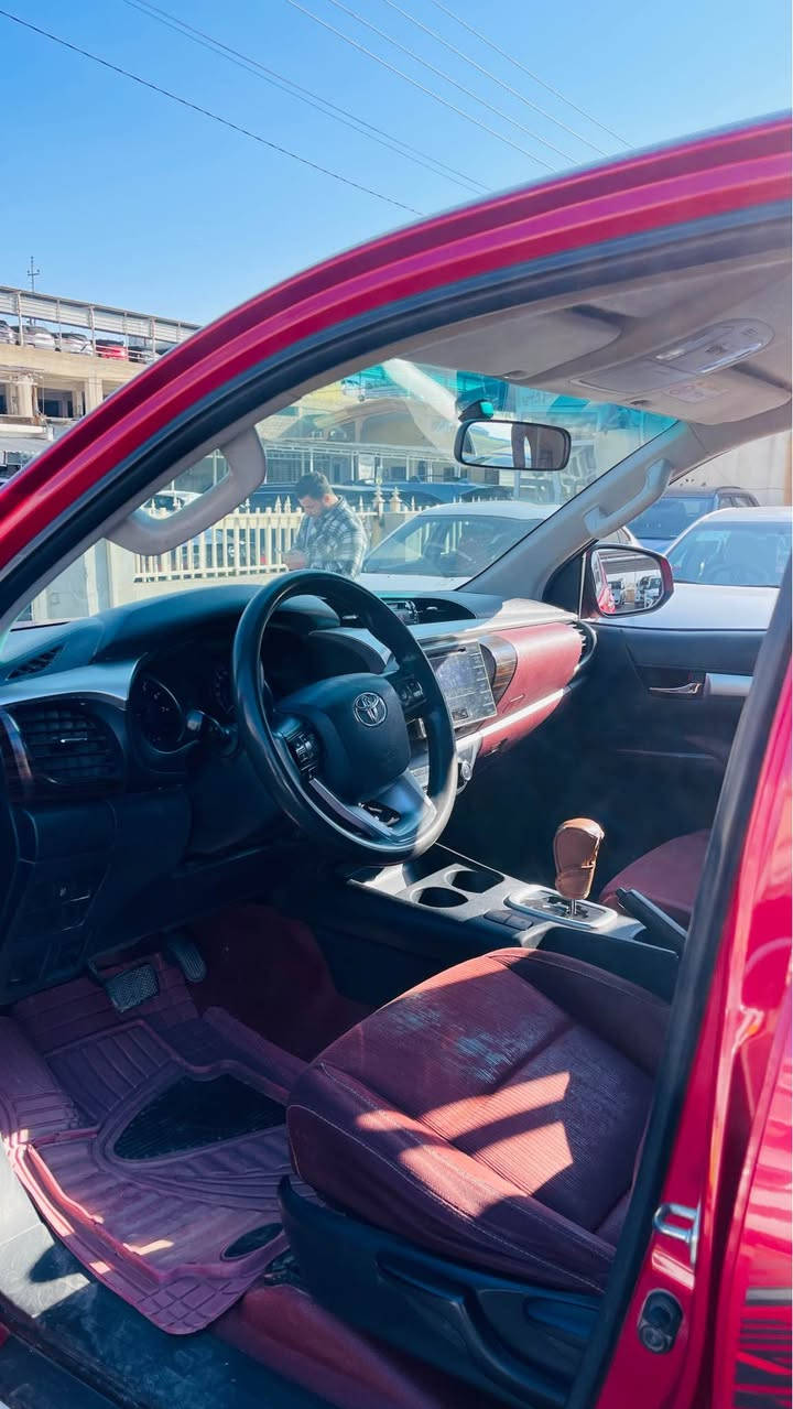 تيوتا هايلوكس
موديل2018
گير توماتيك
ماروني
بدون سبخ 
سياره حلو
بدون اي نواقس
تاخم تايره جديد
محرك ما مفتوح شه رت 
گير شه رش 
سياره شريكه جيهان
مكان سياره عقره
سعر 263$شويه مجال
موبايل ***********
واتساب اكر, نينوى
