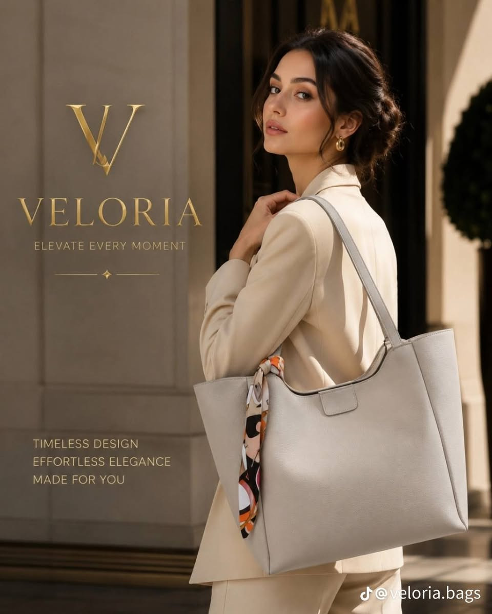✨ مرحباً بكم في VELORIA ✨
حيث تلتقي الأناقة بالفخامة في كل تفصيل 🖤
نقدم لكم تشكيلة مختارة من الحقائب النسائية التركية عالية الجودة، بتصاميم عصرية وخامات فاخرة تمنحك إطلالة راقية في كل مناسبة.

السعر 17 الف دينار عراقي
توصيل جميع محافظات العراق 2000 دينار فقط
للحجز تواصل دايركت 
او الاتصال ***********

