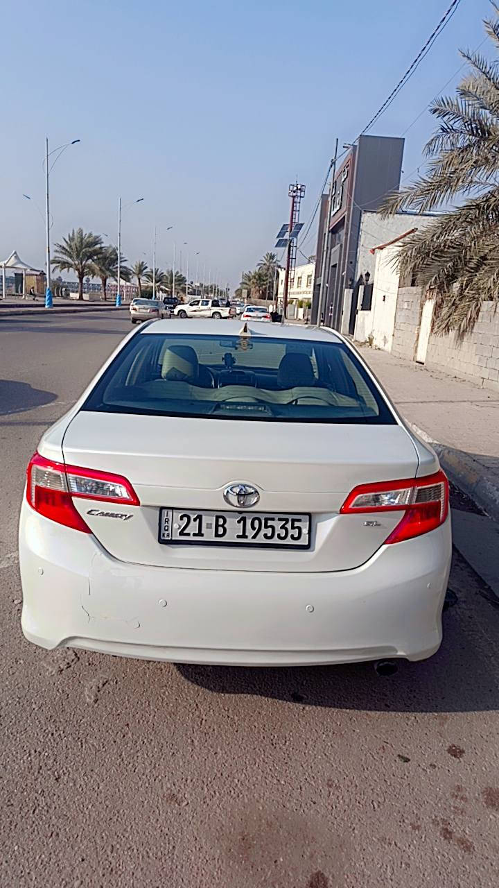 Toyota Camry
ميديل 2015 خليجي 

كير ومحرك جيد 

صدرها زين 

غراضها كلها اصلية ووكالة 

تخم تاير 

باتري جديد 

دوشمة كشن وكاعية 

تبريد بستمي ما يعزل حتى انت واكف 

يعني شاد منضومة تبريد جديد 

تدفى شغالة 

مي زيتي راديتر جديد 

لايت زنون ممتاز 

سياره مال جنية متعوب عليها 

ضررها جاملغين وبنيد مرشوشات 

السياره حتى للسعودية رحت بيها 

بسمي تحويل مباشر 

رقم سلمانية 

اي غرامات ما عليها 

سعر 138 ورقة قفل 
مكان السياره الانبار فلوجة 

للستفسار ***********
