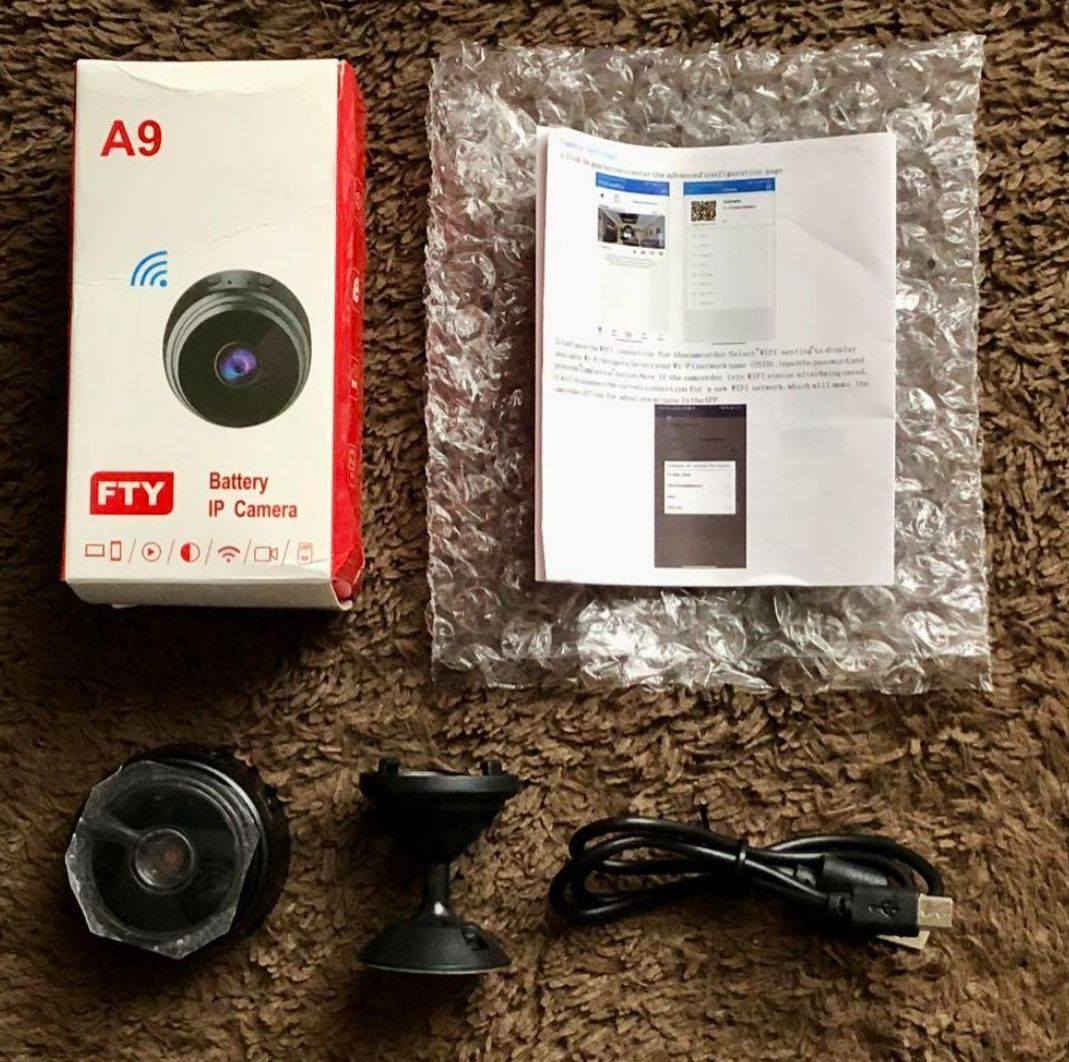 سعر 21 الف وتوصيل مجاني لجميع محافضات العراق ***********
�✨ خلي مراقبتك ذكية وآمنة مع كاميرا A9 الصغيرة!

كاميرا لاسلكية عالية الوضوح 1080p، تدعم الواي فاي 🔌
تتعرف على الحركة وتبلغك مباشرة عبر التطبيق على أندرويد وiOS 📱
تصميم مدمج مع كيبل شحن وقاعدة قوية، سهلة الوضع في أي مكان 🏠
تدوير 360 درجة يدوياً لمتابعة كل الزوايا 🔄
مسافة كشف الحركة تصل إلى 6 أمتار، مع دعم بطاقة ذاكرة حتى 128GB 💾
بطارية تعمل لمدة ساعة كاملة لتغطية احتياجاتك 🔋

حافظ على أمان بيتك وممتلكاتك بسهولة وراحة، كل يوم وأنت مطمئن! 🛡
