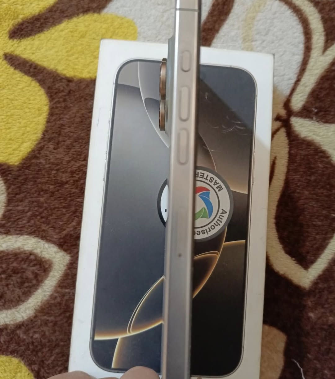 للبيع للبيع
ايفون 16برو ماكس اللون التيتانيوم

 ذاكره 256شرق اوسط ماستر 

البطاريه 93 مابي اي شخط نظافة100% كامل ملحقاته موجوده وكولش محافظة عليه بي عدسة حماية للكامرات 

سعره مليون و375


**إذا كنت صاحب هذا الإعلان وتريد حذفه لأي سبب، رجاءا أرسل رسالة إلى الدعم الفني**