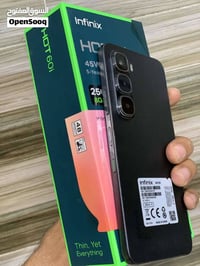 انفينكس هوت 60i مستخدم سبوع ذاكره 256+8+8 الرام جهاز جديد بعده وكاله م...