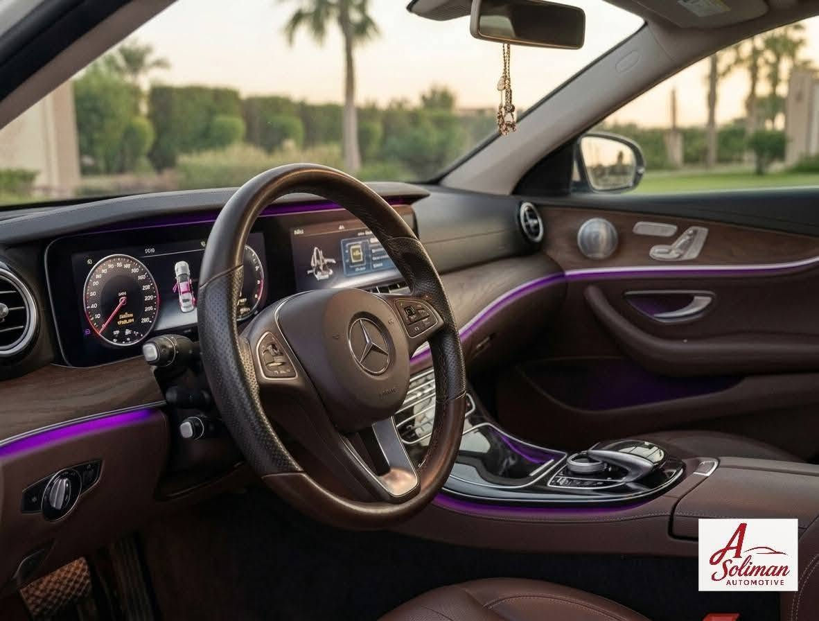 #MercedesBenz   |   #E_180_Exclusive_2017 
​ الأيقونة الألمانية بالفئة الفاخرة | Exclusive | التي تجمع بين كلاسيكية مرسيدس العريقة والتكنولوجيا المتطورة

​📋 مواصفات السيارة :
#الموديل : 2017  (  #أعلا_كماليات )
#العداد : 57,000 كم فقط (استخدام راقٍ جداً وبمعدل قليل)
#الدهان : فابريكا بالكامل ( بدون أي جرام بويات أو تعديلات )
#الرخصة : حتى نصف عام 2027 ( نقل ملكية فوري )

      ​✨ الإضافات والتجهيزات :
بانوراما - أبواب شفط - شنطة كهرباء - سماعات بروميستر 
ستائر أبواب- كراسي ميموري - كراسي مساج - عداد ديجيتال 

​حماية كاملة ( Protection Film ) : هيكل السيارة مغطى بالكامل بطبقة حماية بضمان 10 سنوات ( بدأ من عام 2023 ) لحمايتها من الخدوش وعوامل الطريق
​عازل حراري أصلي : زجاج السيارة مزود بعازل حراري من شركة 3M العالمية لعزل الحرارة والأشعة فوق البنفسجية وخصوصية تامة
​حماية داخلية ( Nano Coating ) : الكراسي والمقصورة الداخلية محمية بالكامل بتقنية النانو لحمايتها من السوائل والأتربة وبقاء الجلد بحالة الفابريكا

​فئة الـ Exclusive بنجمتها الكلاسيكية على غطاء المحرك 
            تمنحك هيبة لا مثيل لها على الطريق

📞 #للتواصل : [  01064894391  ]
​A. SOLIMAN AUTOMOTIVE القاهرة الجديدة, القاهرة


**إذا كنت صاحب هذا الإعلان وتريد حذفه لأي سبب، رجاءا أرسل رسالة إلى الدعم الفني**