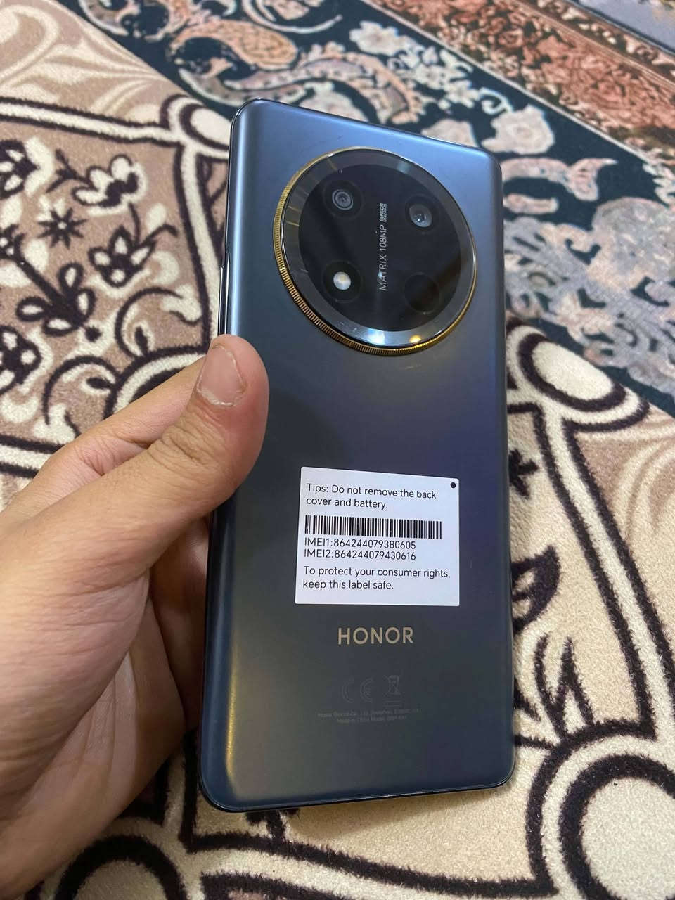 هونر x9c 5G جهاز نضيف اخو جديد سعر الجديد حاليا 450 هذا سعرة 375 وبي مجال ذاكرة 256 عشوائية 12


**إذا كنت صاحب هذا الإعلان وتريد حذفه لأي سبب، رجاءا أرسل رسالة إلى الدعم الفني**