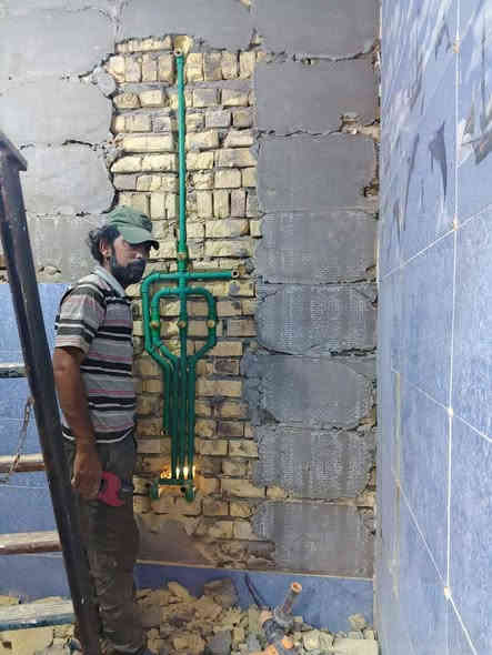 السلام عليكم 
جزء من عملي نسئل الله التوفيق  للتأسيسات الصحية تأسيس الماي والمجاري  عملي داخل الناصرية فقط التواصل ***********
