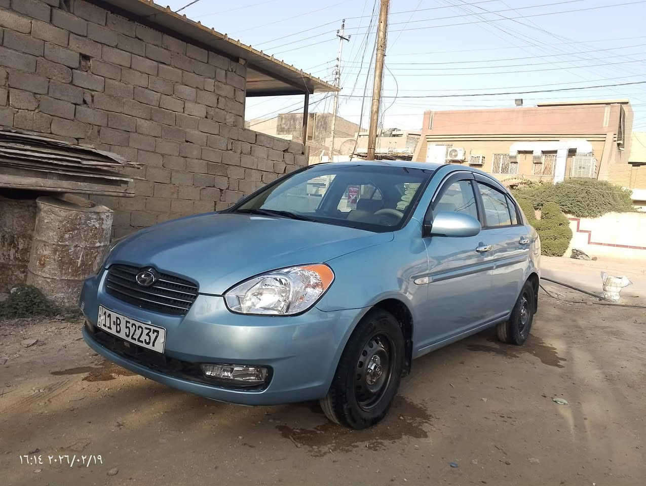 اكسنت 2009 خليجي محرك 1600 رقم بغداد هزه وسنويه جديده بسمي جارده ومصبوغه فقط بيه طخه صغيره بجاملغ خلفي سياره حيل مصروفه عليه وجاهزه من كلشي داخل عسلي سيتم صوت ودمام وكامره وشاشا عندي كير بي تخيره بسيطه سعر 78مكاني بغداد الرقم ***********
