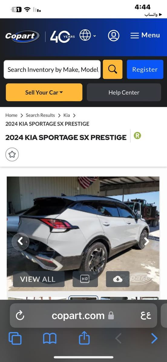 أسلام عليكم عندي سبورتج موديل 2024 رقم بغداد ماشية 13509 الف كم المواصفات فووول وصور الحادث مرفقهن بدون أيرباك السعر 22500الف دولار وبها مجال (*********** )
