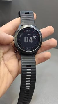 garmin fenix 6X pro نضافة 90 /💯  حجم 51 mm  شحن 21 يوم كيبل شحن أصلي  ...