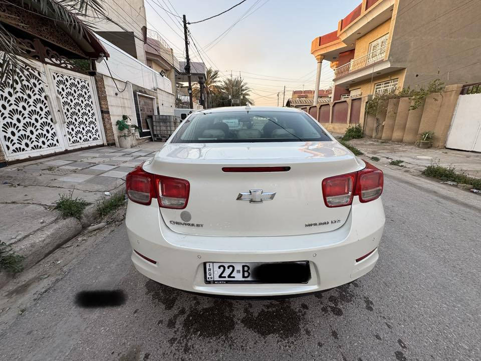 ماليبو ٢٠١٤
السلام عليكم ورحمة الله وبركاته
ماليبو 2014 خليجي LTZ فول مواصفات
مكينة 2400 تنفس طبيعي شرط بدون دوانز
فتحه سقف
تحكمات ستيرن
داخل صاج
شاشة كبيرة وكامرة
تبريد منفصل 
قاصة 
كشنات جلد كهرباء
منظومة زنون 
شاشة اعطال
السيارة فول وبيها كومة مواصفات
السعر 105 
المكان قضاء  الصويرة
السيارة مكفولة  بيها فقط جاملغ امامي يسرة فقط رش بدون دواخل
***********
