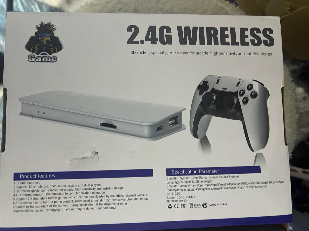 السلام عليكم
جهاز العاب بهذا الشكل جديد غير مستخدم امزون
٢٥ الف او بالعافيه
متوفر توصيل كل المحافظات


**إذا كنت صاحب هذا الإعلان وتريد حذفه لأي سبب، رجاءا أرسل رسالة إلى الدعم الفني**