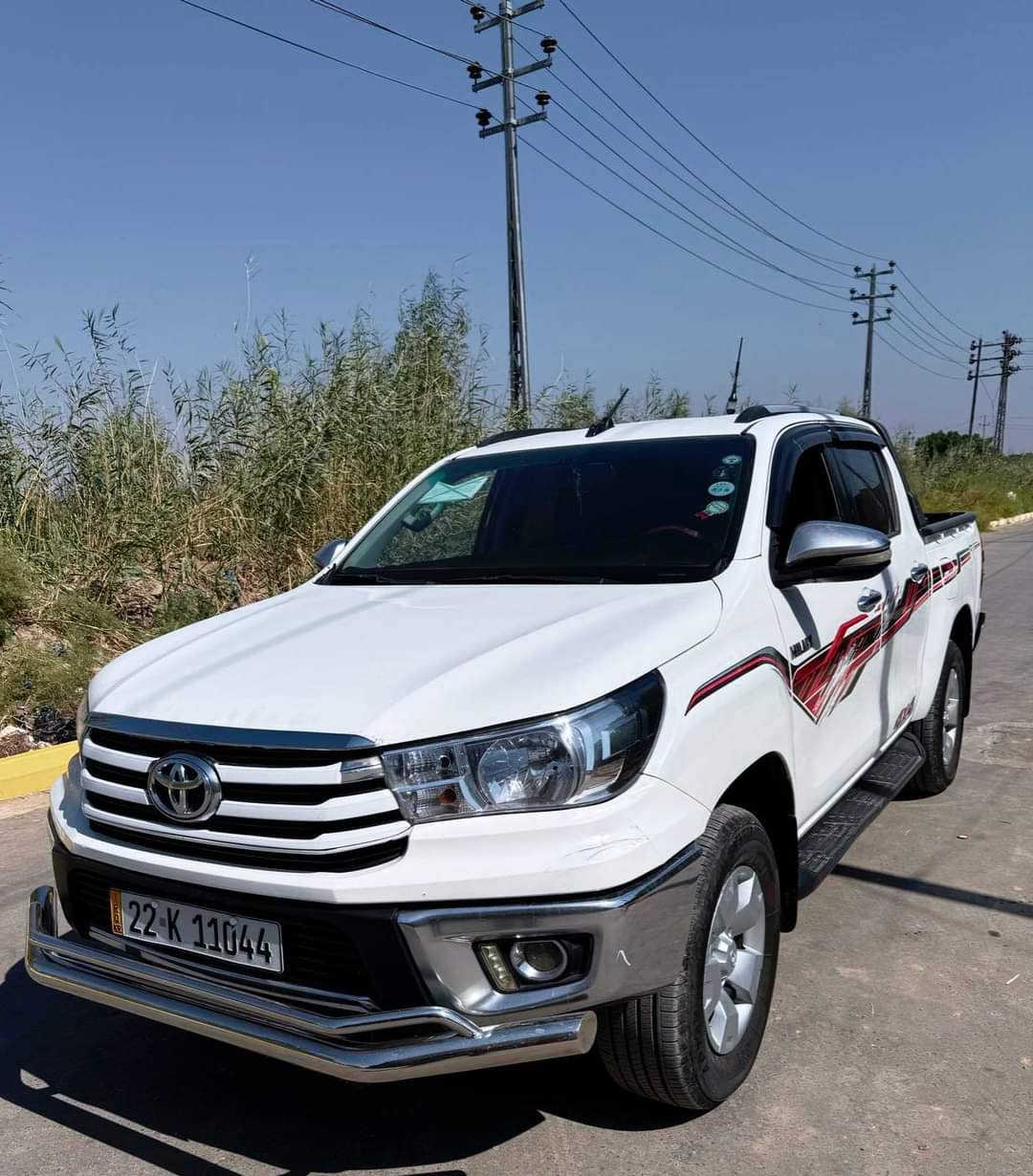 السلام عليكم بيكم هايلوكس للبيع فور ويل كاز  مديل 2016 السياره كفاله كير محرك لاتنقيص ولا تبخير  البدي مكفول فقط البنيد  مبدل  رقم اربيل دولي بسم شركه معروفه السعر 195وبيها مجال ‏‪0783 291 5831‬‏ ابو عباس البصراوي
