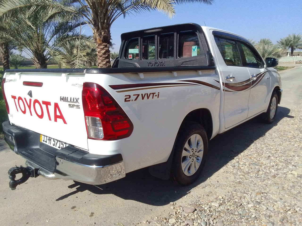 للبيع تويوتا هايلوكس 2019 رقم بغداد الدولي مكفولة كير اتوماتيك 
كير محرك اكسل صدر مكفول تخم تاير 
فول مواصفات تبريد قطعتين تبريد بالكشنات تحكمات حساسات أمامية وخلفية 
العنوان بغداد 
***********
