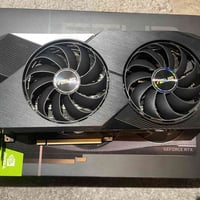 كرت شاشة مستعمل نظيف للبيع RTX 3070 Asus Dual   الكرت بالضغط الحراره ب...