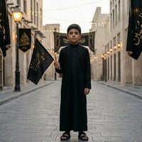 دشداشة ولادي • اسود • ٨-١٤ سنة