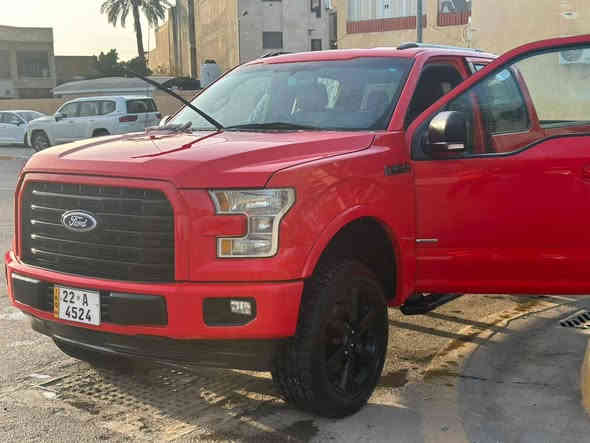 فورد F150 xlt محرك ٢٧٠٠ توربو
 ايكو بوست فول حلوة مواصفات 
ماشية ١٠٠ الف كيلو تقريبا عالية 
باب طويل بدي قصير شاشة كبيرة 
حساسات وكاميرا
محرك كير واير بشرط مامفتوح 
سيارة حيل نظيفة كلشي عل بلاد جديد 
سنوية هزة كلشي جديد مدفوع لـ
باسمي السنوية بشرط تحويل وغرامـة
سيارة مابيـها دينار مصرف كامل من كل نواحي
الضرر ٣ قطع بارد جاملغ سايق بارد بنيد
 جاملغ عكس سايق مبدل
رقم صاحب سيارة ***********
