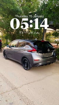 ورحمة الله نيسان مديل ٢٤فول كهرباء مثل تسلا اقتصادية كلش بدون صبغ مراو...