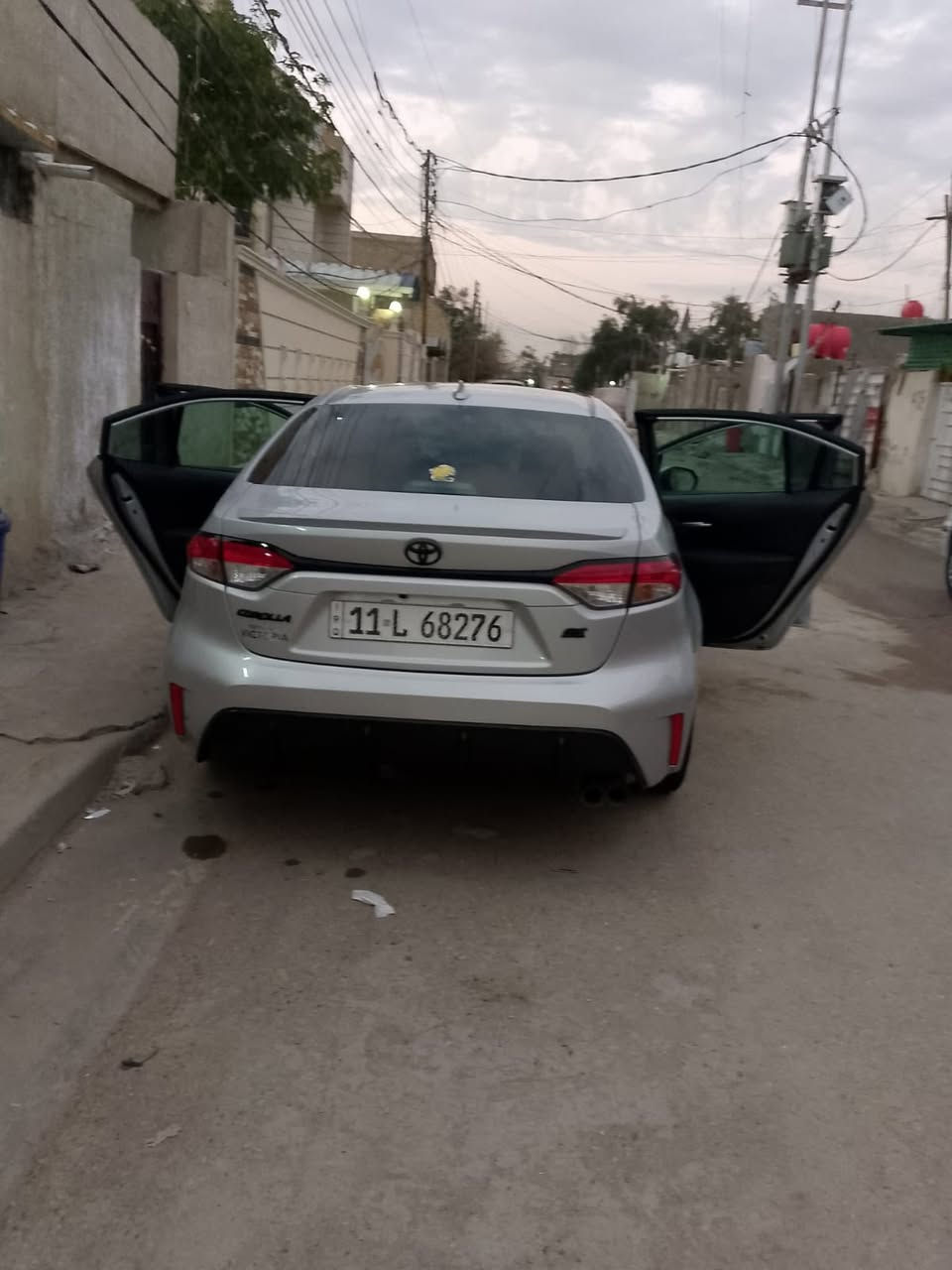 سلام عليكم كورلا موديل ٢٣ مكان بغداد الكاضميه رقم صاحب السياره ***********
