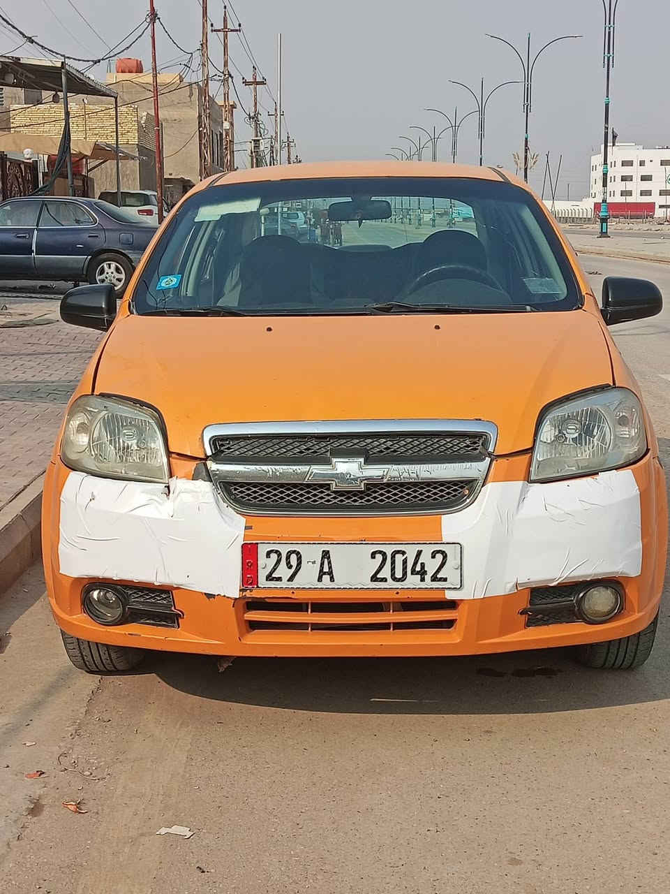 افيو اجره للبيع سياره جاهزه من كلشي تخم تاير كير ومكينه تبريد ثلج حداديه جاهزه مصفره هيئه وغرامات ارقام نكليزي  بائسمي كير عادي مديل 2008سعر 48وبيه مجال مكانه واسط كوت للستفسار اتصل على ***********
