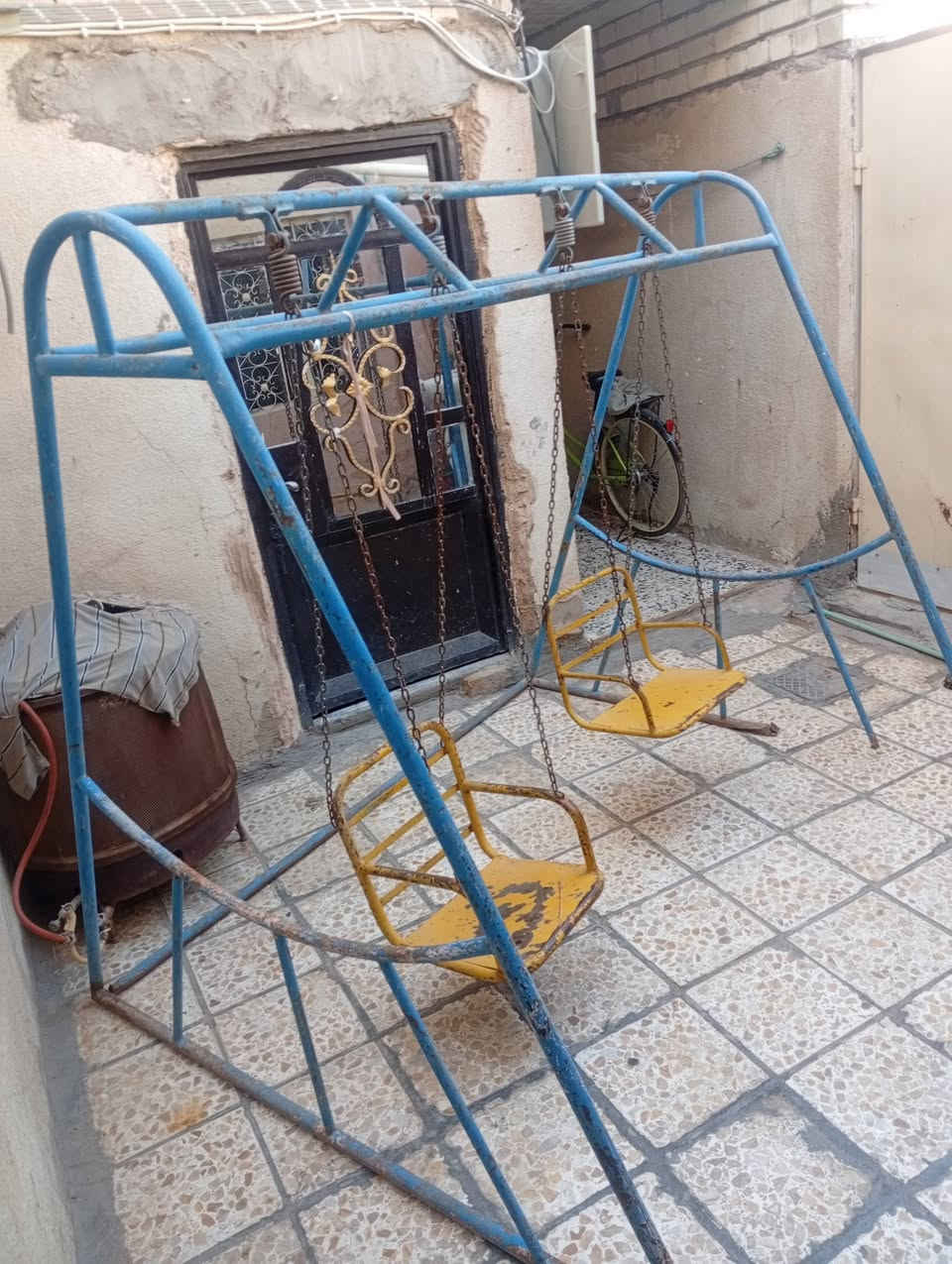 للبيع
سـلام عـليكم مرجوحة حـديد للبيع ععدد المقاعد 2  الـسعر35 وبـيه مـجال مـكاني كـوفةة حـي مـيسان شارع عـودة الاتصال *********** 🫶🏼
