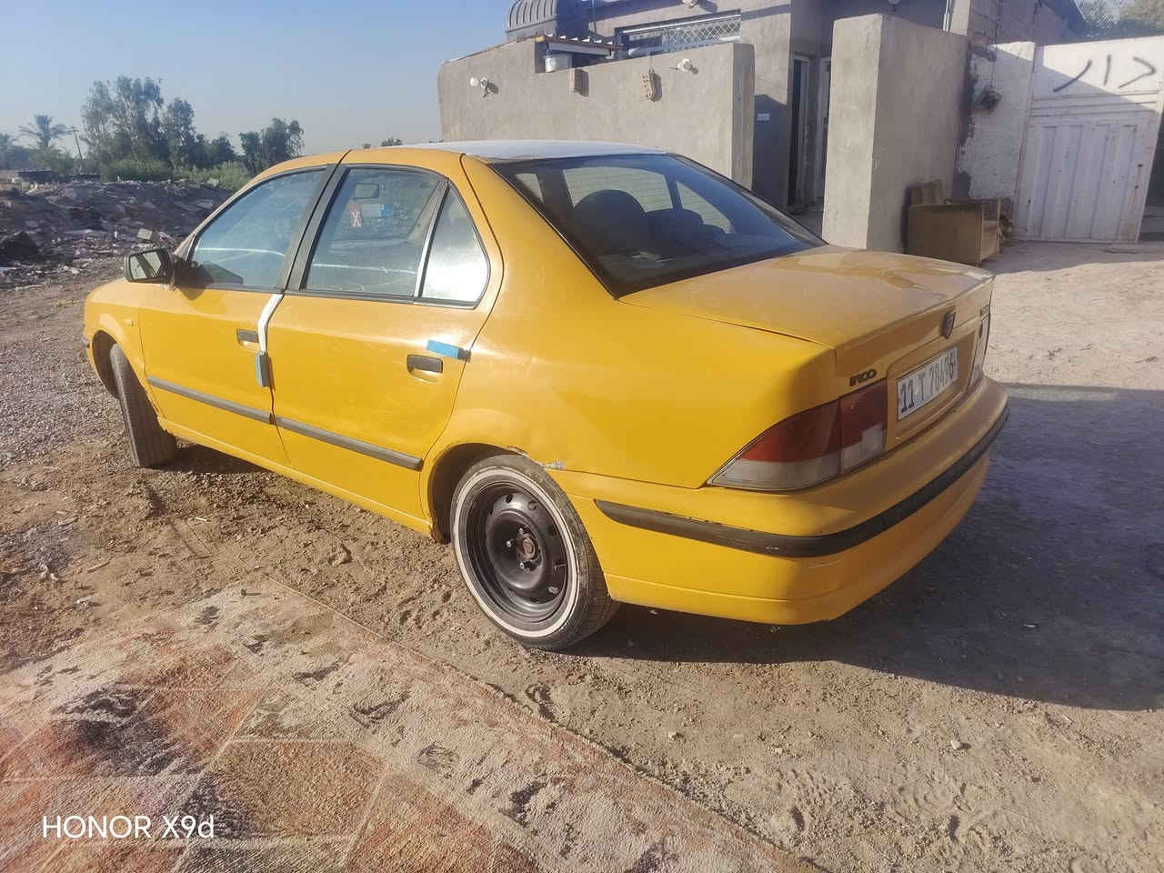 سلام عليكم سمند بلاديه كلهة بس الجاملغ صفحت السكن مبدل  2012 رقم نكليزي مصفره هيئه وغرامات سياره خير من الله ماناقصه اي شي كبل لشارع تحويل مباشر تبريد ثلج العنوان المدائن الورديه السعر 35وبيهة مجال شي بسيط ***********

