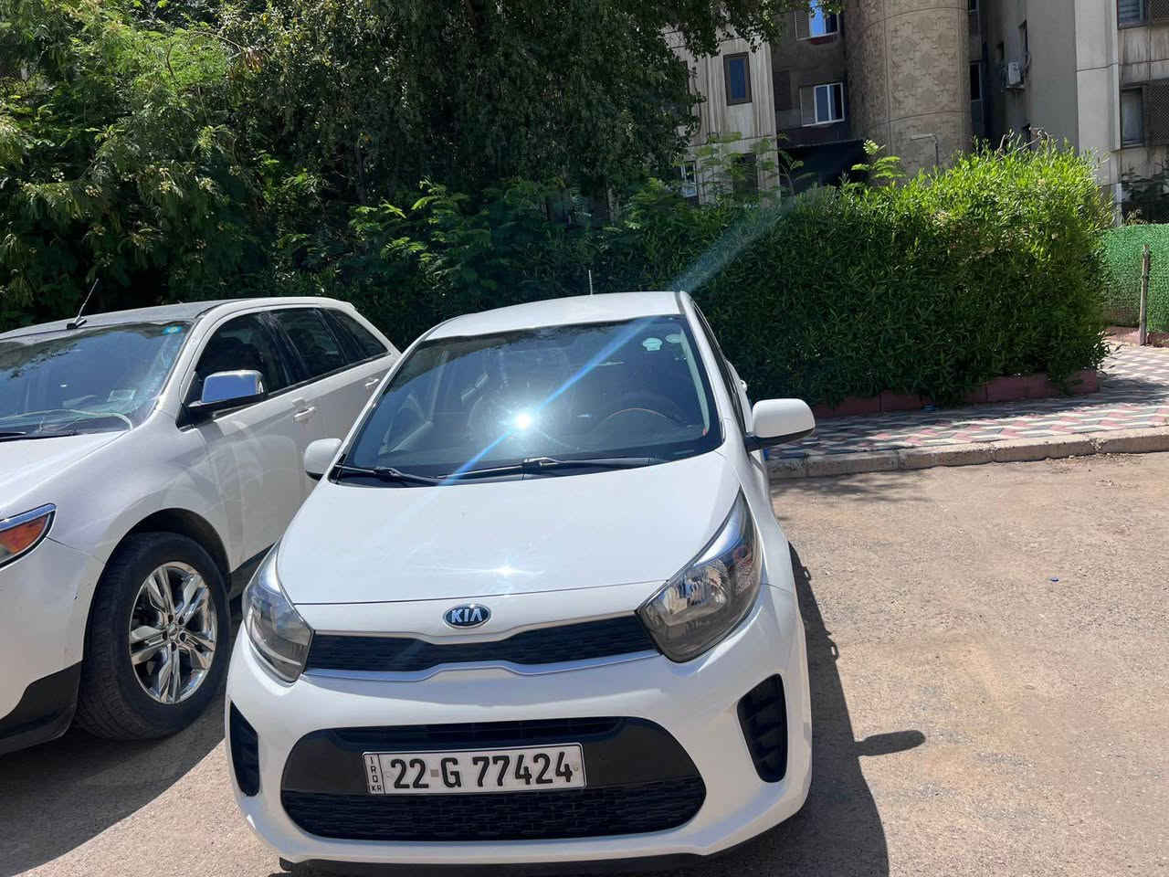السلام عليكم بيكانتو موديل 2020
ماشية 25 الف 
مكفوله من الصبغ بيه طخه خفيفه بالجاملغ ومصلحه 
رقم اربيل بااسم شركة 
مكان السيارة بغداد 
السعر ب119 وبيه مجال 
*********** بغداد, العراق

