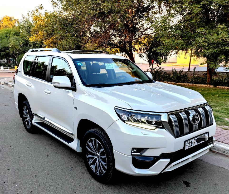 سلام عليكم ..... اخوان عندي برادو 2022 سبعينيه ساز لون ابيض رقم بغداد بأسمي مكفوله من الضرر والصبغ والشخط ماشيه 47 الف سعرها 45800$ 
اي استفسار هذا رقمي ***********
مكان السياره حي القادسيه 
مواصفاته
محرك 6 سلندر 4000
سلايد 
كشنات جلد قرميدي 
كشنين كهرباء 
بصمه وتشغيل عن بعد 
دبل تانكي 
سبير تعليك
ثلاجه 
لايت زنون 
زراك لايت 
ويل كب كروم حجم 19 
مري شفط بغداد, العراق
