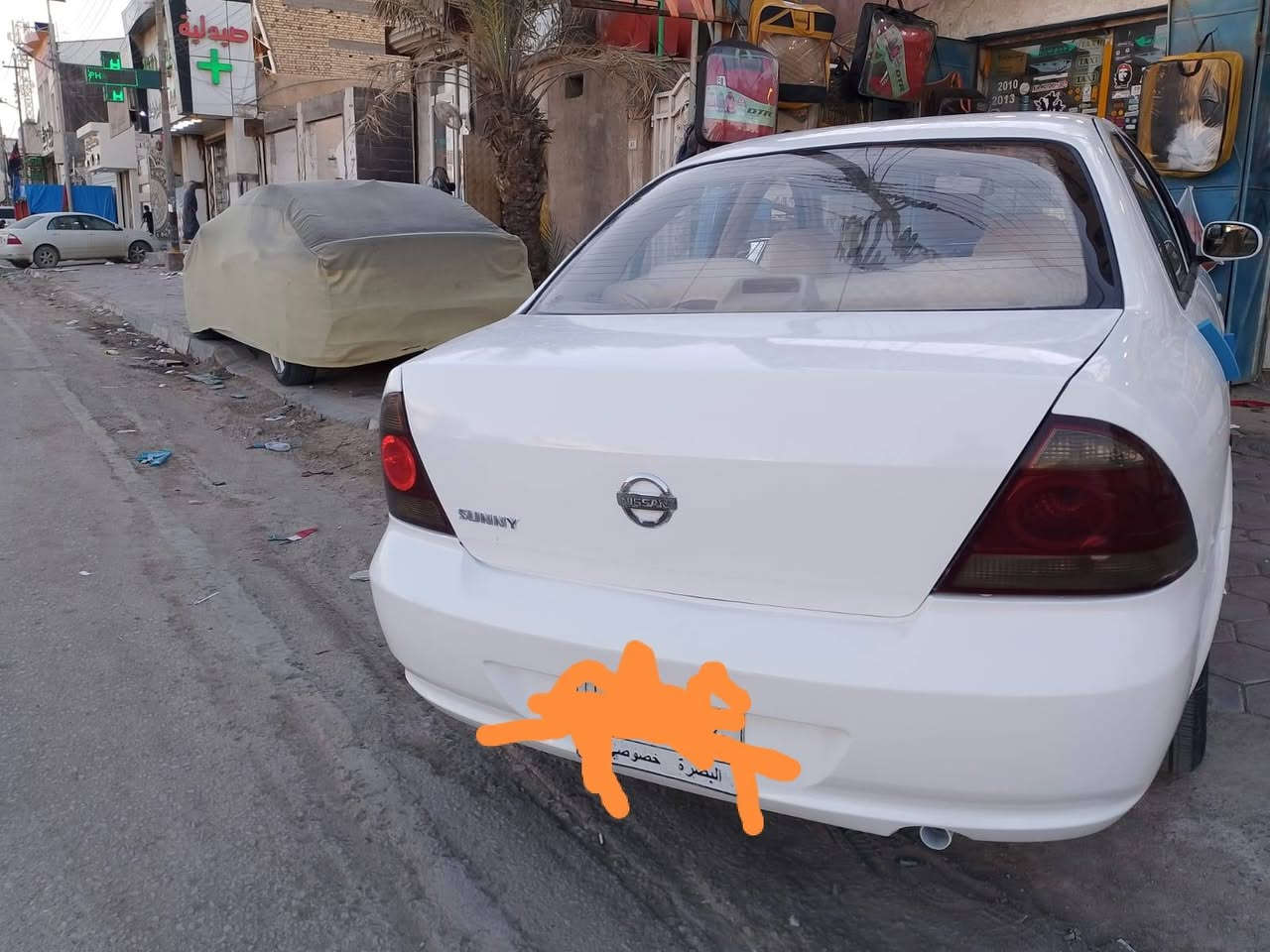 نيسان سني ماشيه١٠٥.موديل ٢٠١٣ بيهه ضرباه بل جاملق الخلفي وبيه صبق وبيه مشكله كهرابايه ***********
