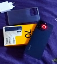 ريلمي نوت 70 5G ذاكره 256 عشوائيه 12 بطاريه 6000 مقاوم للماء والغبار 1...
