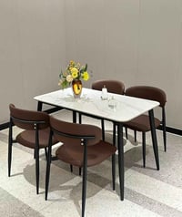 مرمر طبيعي • كراسي جلد • تركي أصلي