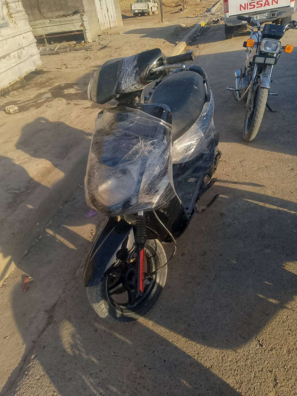 سلام عليكم دراجه البيع سكنز المكان حيور سبع قصور الستفسار على رقم *********** السعر 300 وبيهه مجال
