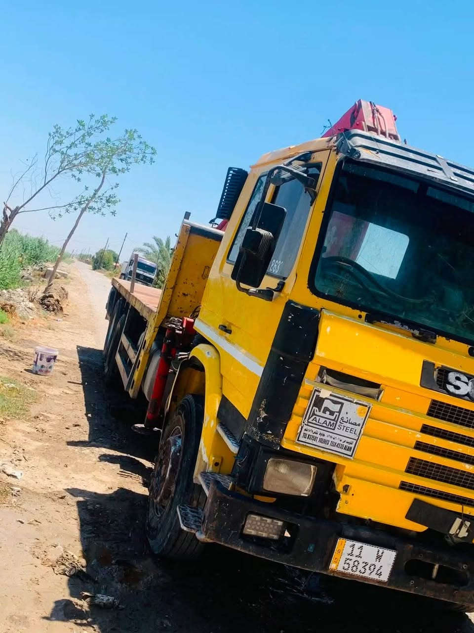 سلام عليكم للبيع كرين جهازه  رقم جديد سنكل خالفي بلادي طويله كرين 7طن المكان بغداد اليوسفه تفاصيل أكثر اتصل *********** او ***********
