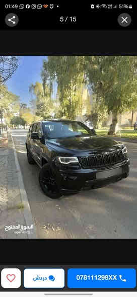 للبيع جيب 2019 امريكي لمتدد فول فتحه كشنات جلد رادرات شاشه كبيره جنطه كهرباء حادثه كلش حلو موضوح بالمنشور والسونار هم بالمنشور جاملغ  دبل كود من امريكا وربع وبنيد بدون ايي دواخل ولا شواصي وجاملغ ثاني باردكلشي  بسيط موضوح بالمنشور مكينه جديده حداديه جاهزه السياره من كلشي رقم بغداد السعر210$ ومجاله كلش بسيط اتصال*********** العنوان بغداد الغزاليه
