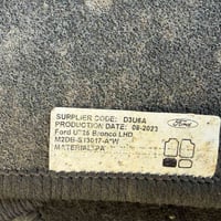 فورد برونكو • ارضيات وكالة • ٢٠٢١ وفوق