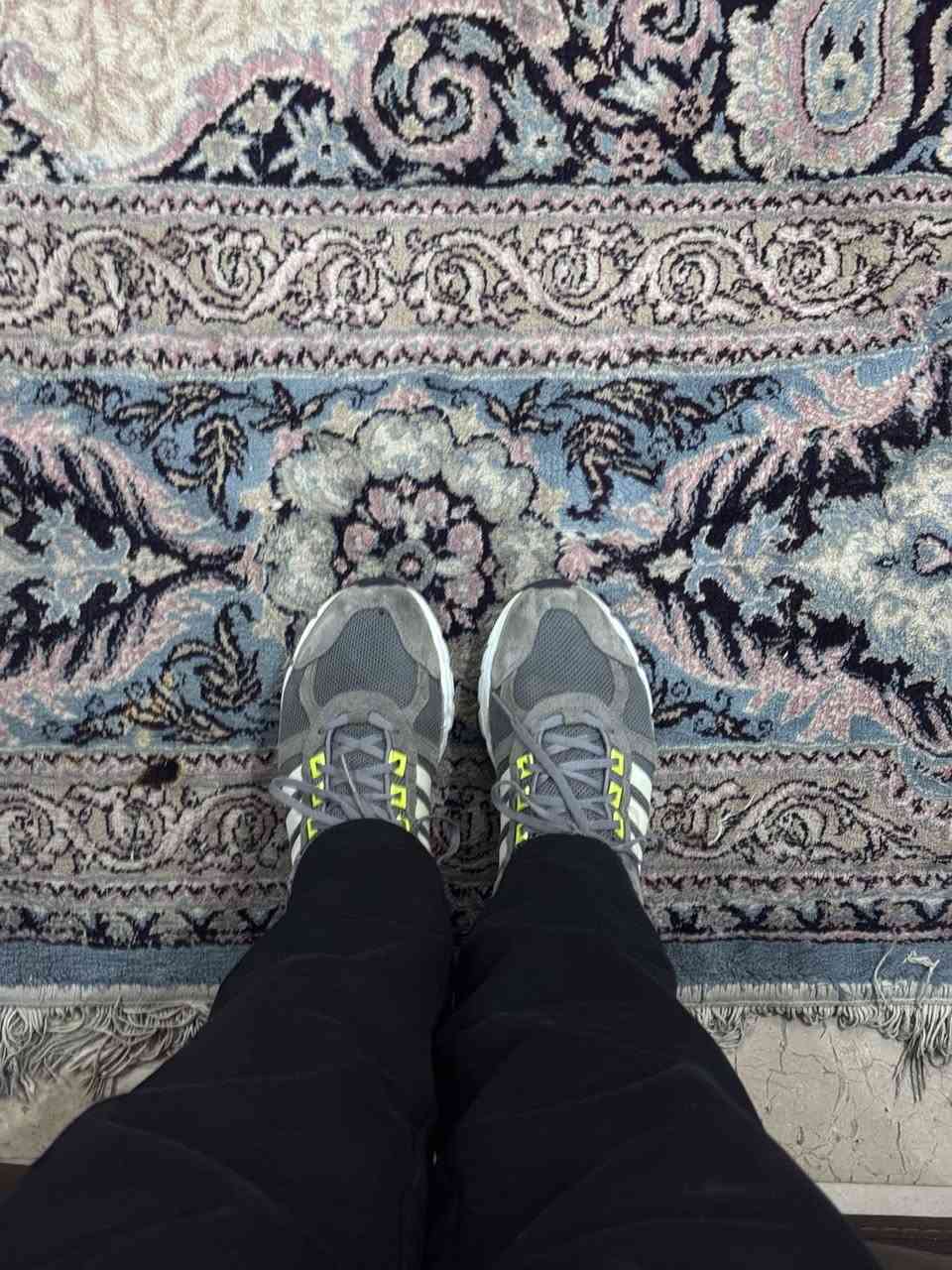 اديداس اصلي وكاله قياس ٤٣
الخامه الشامواه مع المخمل مع جلد في الخلف 
الحذاء نضافته ٨٠ بالميه 
سعر ٣٥ الف 
***********
