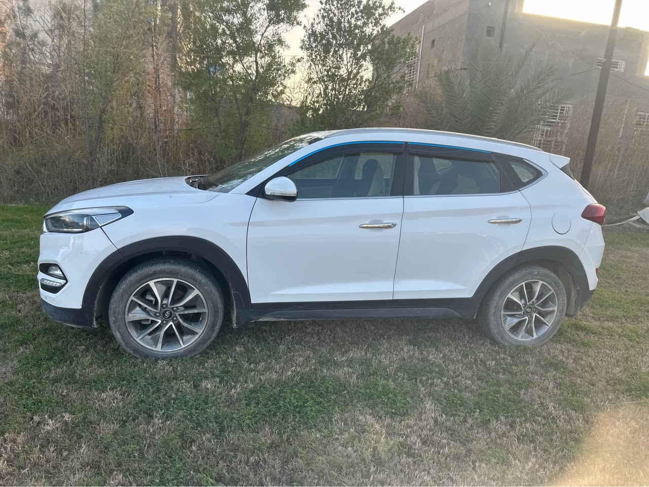 السلام عليكم 
توسان 2018 خليجي بأسمي تحويل ثاني يوم بيها صبغ جاملغ خلفي وشويه مقدمة البنيد سونارها موجود بالمنشور السياره نضيفه وخير من الله تخم تاير حداديه كير مكينه كفاله 
مواصفات 
1-شاشه + كامره
2- اشاير مري +مري شفط
3-تحكمات جهتين
وباقي مواصفات التوسان المعروفه 
السعر ((((168))) وبيها مجال بسيط للاستفسار *********** 
مكاني حله حلة, بابل
