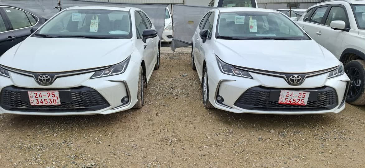 _____________
(تويوتا كورولا، SAS، ضمان تويوتا العراق)
موديل 2025، فئة GLI كاملة المواصفات، GLI فول 
عداد 0 كم زيروو
ضمان الشركة
لا يوجد أي ضرر
* السيارة كاتى تترقم شمالي . او تريد مرقم متوفره
في مدينة السليمانية
رقم المالك:  ***********
(SAS)
(تۆیۆتا کۆرۆلا GLI فول ، کۆمپانیای SAS، تۆیۆتا عێراق گەرەنتی)
2025 فول ئۆپشن GLI، 0 کم.
گەرەنتی کۆمپانیای.
*ئۆتۆمبێلەکە لەسلێمانی رقم كاتى
له شاری سلێمانى
ژمارەی خاوەن: ***********
__________________________________________________________
