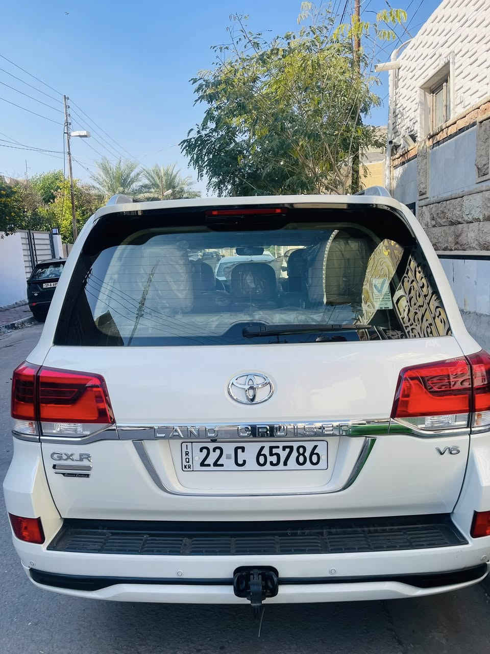 لاندكروز 2020 رقم اربيل  GX.R  بأسمي 
السيارة جديدة كارتون كفالة عامة من كلشي
محرك 6 سلندر  V6 
كشنات كهرباء 
شاشات خلفية  
 بصمة تشغيل 
فتحة سقف 
سبايدر 
حساسات 
انظمة قيادة

السعر 505$  ورقة  وماكو هيج اسعار بالسوك 
والسيارة نظيفة وجديدة بمعنى الكلمة 
استخدام شخصي 

العنوان كربلاء  المقدسة  
***********
