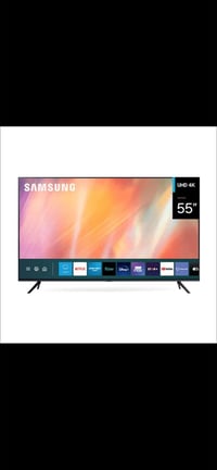 Samsung AU7000 اسم الشاشة   المقاس 55 بوصة  AU7000 T5YV الموديل   4K U...