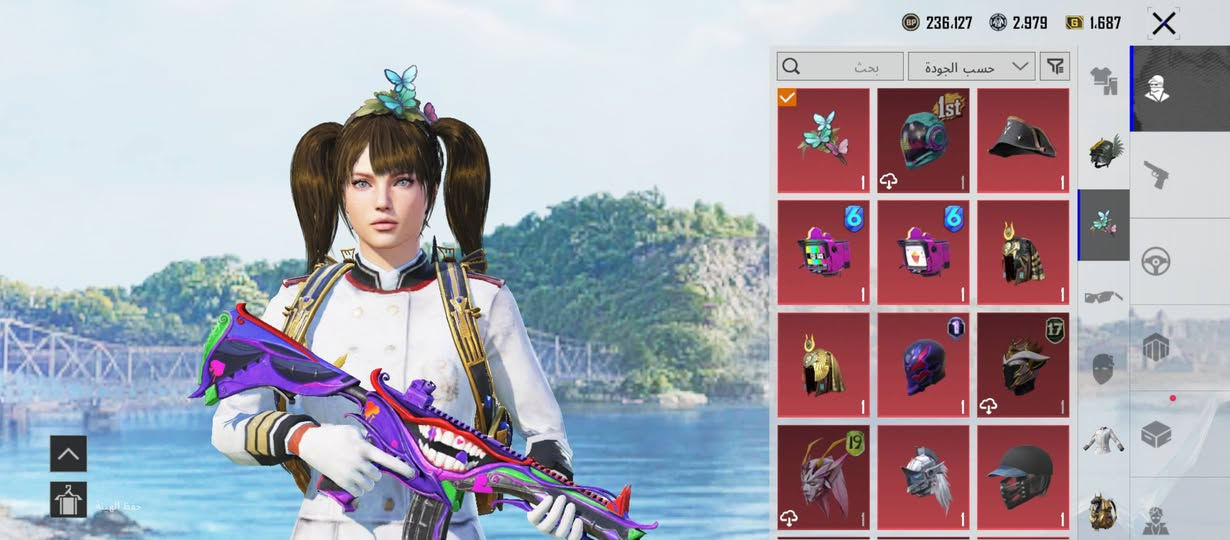 حساب ببجي للبيع مكاني كربلاء وجه لوجه فقط كامل ربوطات داخلي وكوكل حساب مرتب وسكنات حلو بدلات xالعدد 8المجموع 58وباقي التفاصيل بل فيديو السعر 400الف للتصال رقمي ***********
