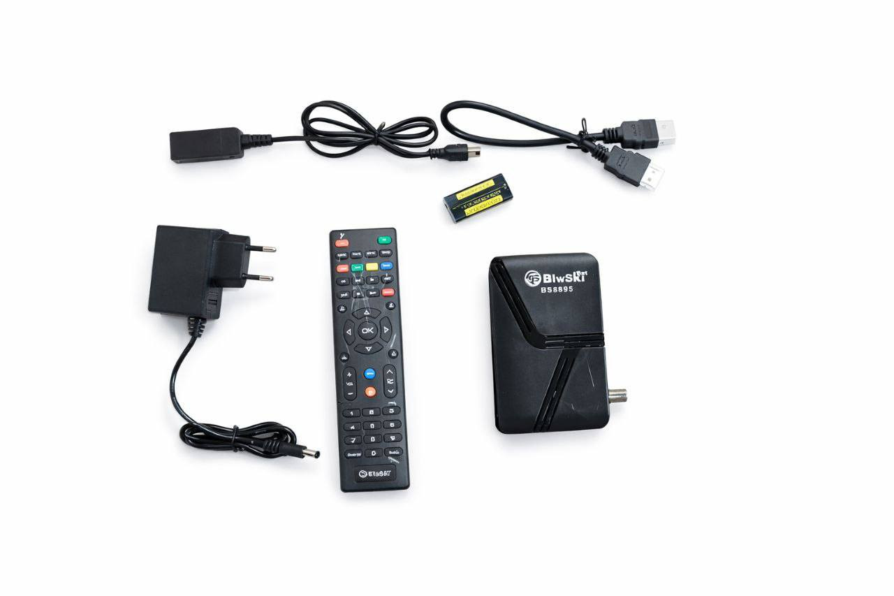المنتج هو ريسيفر ستلايت رقمي عالي الدقة من نوع BlwSat، طراز BS8895.
نوع الجهاز: ريسيفر رقمي عالي الدقة (HD Digital Satellite Receiver).
الميزات: يأتي مع اشتراك IPTV و VOD لمدة 12 شهرًا.
السعة: يدعم تخزين 5000 قناة.
اللغة: القنوات مفهرسة ومبحوثة باللغة العربية


**إذا كنت صاحب هذا الإعلان وتريد حذفه لأي سبب، رجاءا أرسل رسالة إلى الدعم الفني**