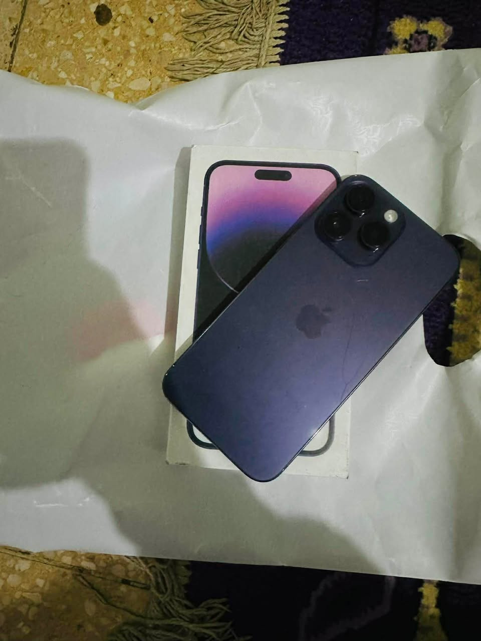 ايفون 14برو ماكس
ذاكرة 256
بطاريه 100 بلاد 
جهاز نضيف مستخدم كلش قليل 
فقط ضهر بي كسر قليل 
دبل سيم كارت
جهاز امريكي شرط الحاسبه 
نضافه 100 بيع فقط مو مراوس
كامل ملحقات


**إذا كنت صاحب هذا الإعلان وتريد حذفه لأي سبب، رجاءا أرسل رسالة إلى الدعم الفني**