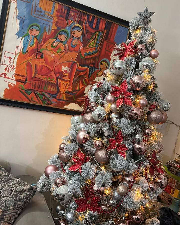 شجرة الكرسمس 🌲🌲بمناسبة رأس السنة نقدم لكم احدث الموديلات بطول 150 سم متر ونص وتجيك وياها الهدايا  بسعر مناسب جدا  للحجز مراسلة الصفحه او الاتصال واتساب المجمع ***********
