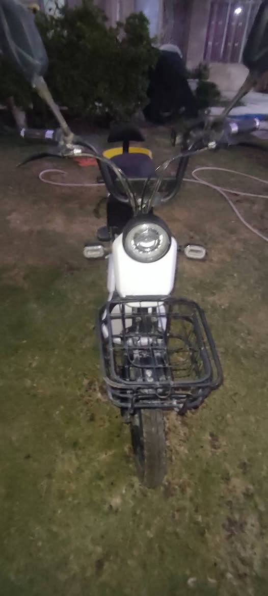 دراجة شحن حجم 16 موديل 2024 شغال كلشي مابي بس التاير الخلفي ينزل كل فترة مع العلم تاير جديد وبي فطر خفيف بالبلاستكة المحددة
السعر 300 ألف وبي مجال
عنوان جميلة شارع خير الله مقابل مطعم دجاج الحارثية 
***********
