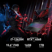 السعر مليون و ٦٠٠ الف Msi KATANA 15  مناسبة للالعاب بدقة عالية  I7-136...